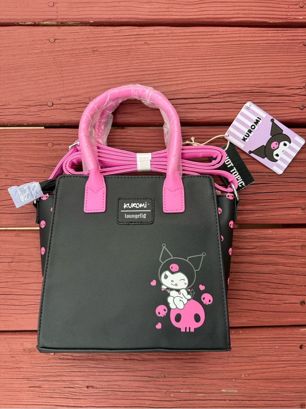 Loungefly Kuromi Black Satchel